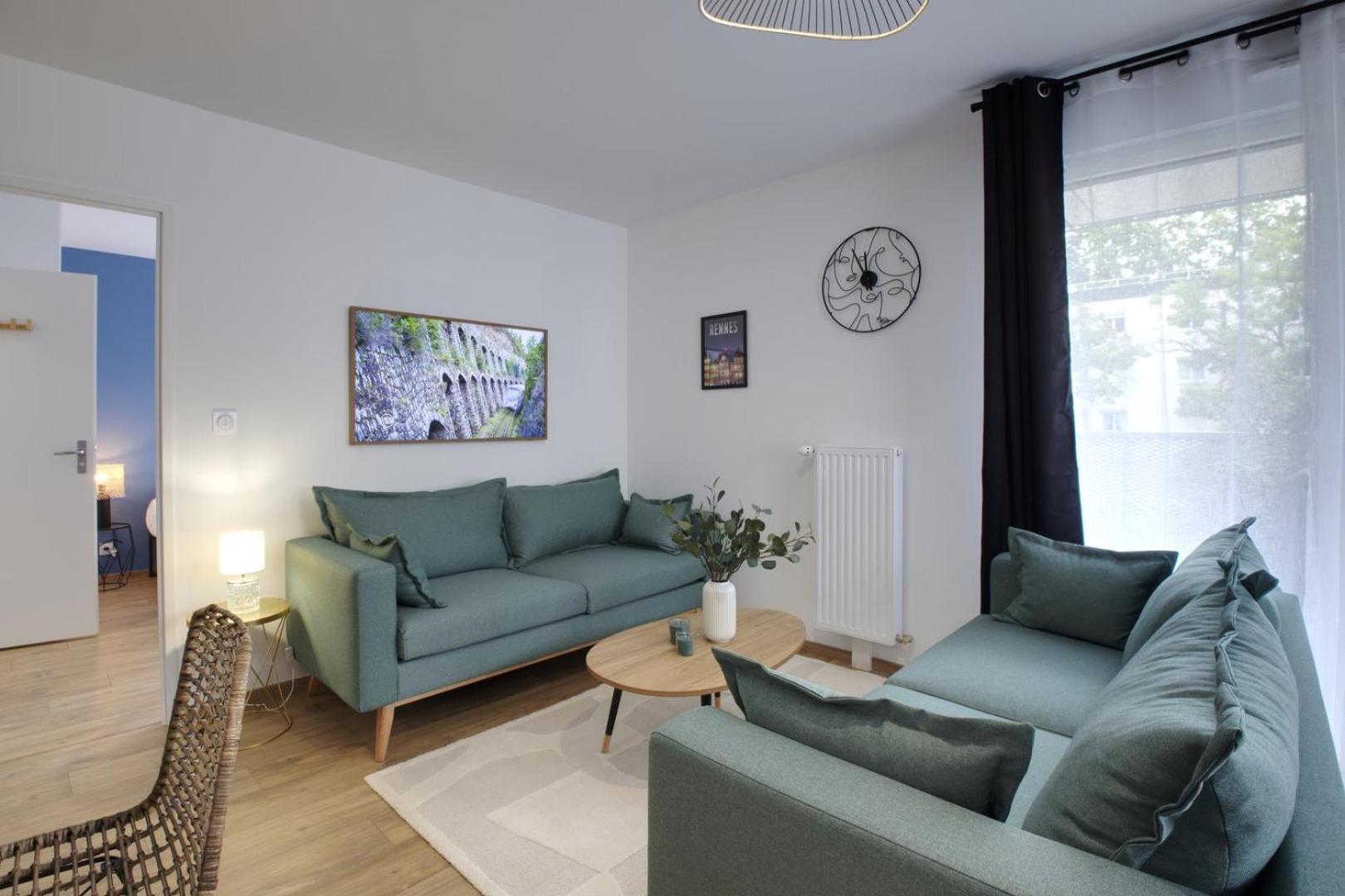 Le Normand- Appartement Neuf, 3 Chambres, Terrasse Rennes Eksteriør bilde