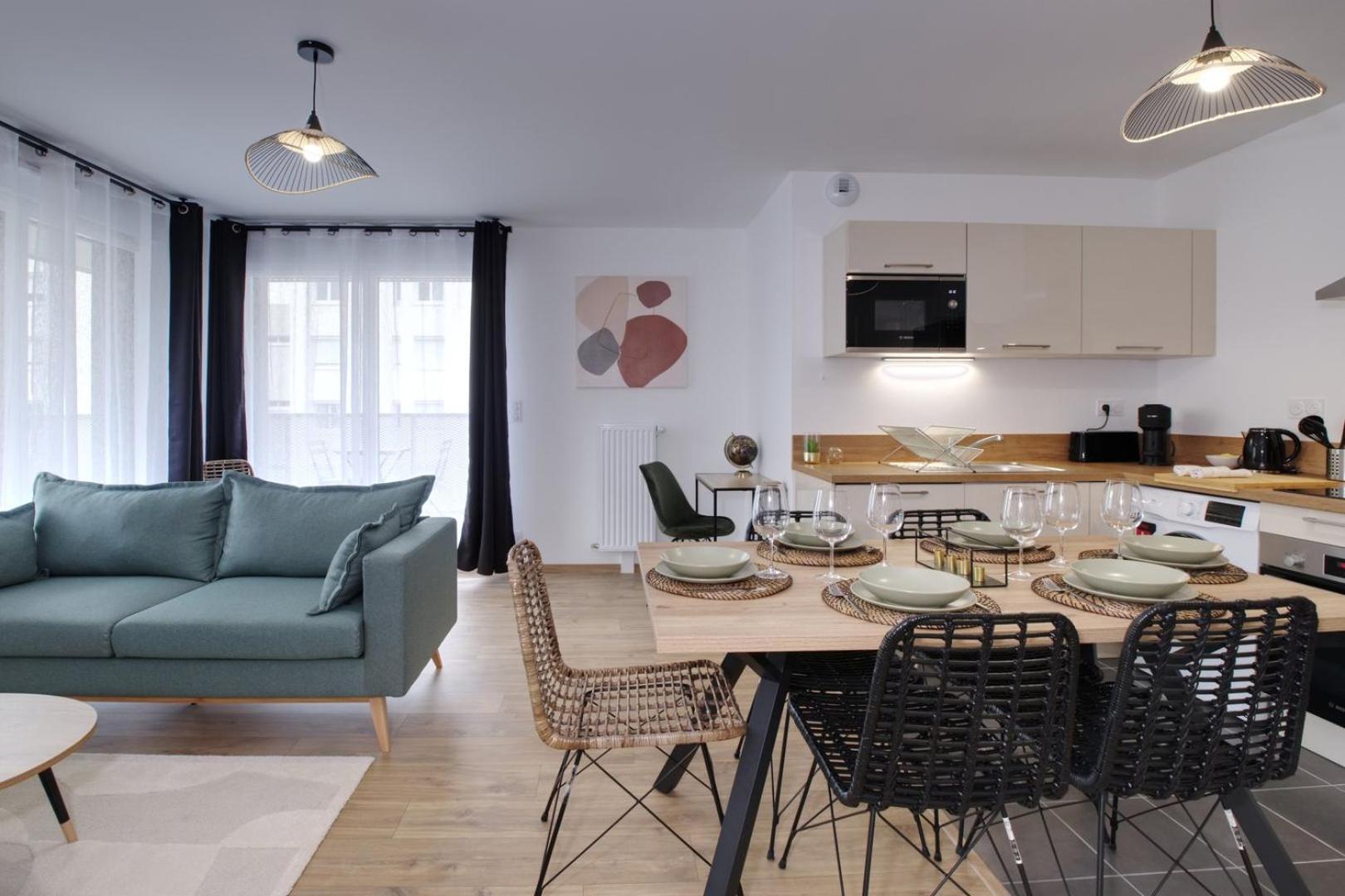 Le Normand- Appartement Neuf, 3 Chambres, Terrasse Rennes Eksteriør bilde